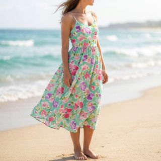 Viscoză ECOVERO Flowers design B digital print