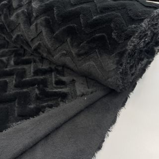 Fleece Abstract black