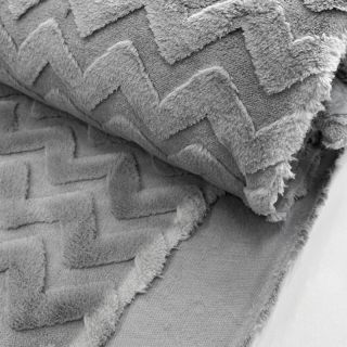 Fleece Abstract grey