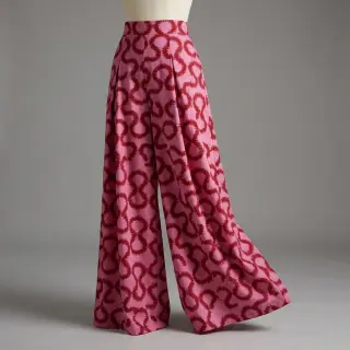 Viscoză STRETCH Abstract pink