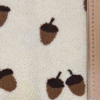Stofă palton TEDDY JACQUARD Acorns