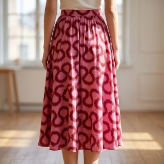 Viscoză STRETCH Abstract pink