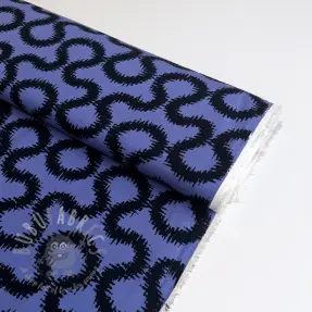 Viscoză STRETCH Abstract blue