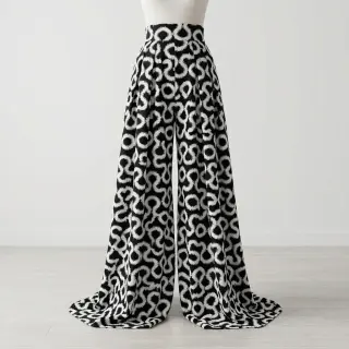 Viscoză STRETCH Abstract black