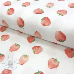 Mușelină Strawberries digital print