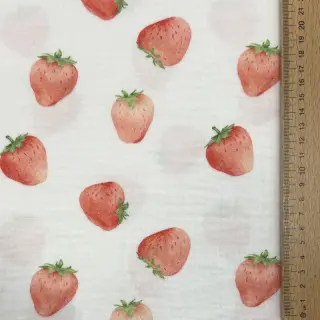 Mușelină Strawberries digital print