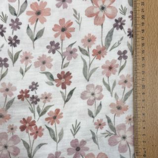 Mușelină Flowers Jana digital print