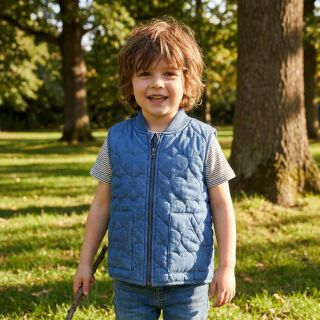 Material textil matlasat DENIM Hearts