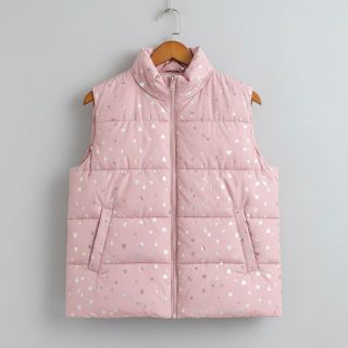 Material textil matlasat FOIL Hearts