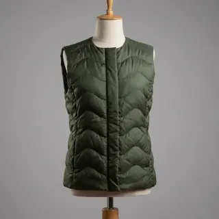 Material textil matlasat ZIG ZAG army green