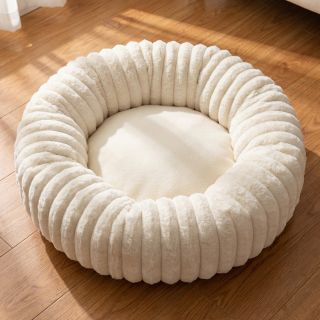 Blăniță artificială Stripes Luxe ecru