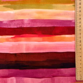 Viscoză RADIANCE Stripes burgundy digital print