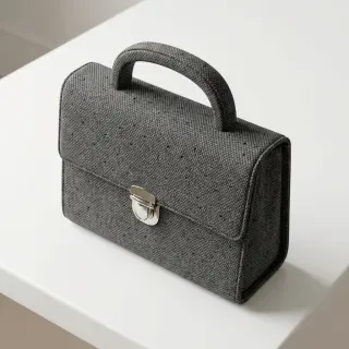 țesătură pentru costum de damă PIED DE POULE BRUSHED Studs