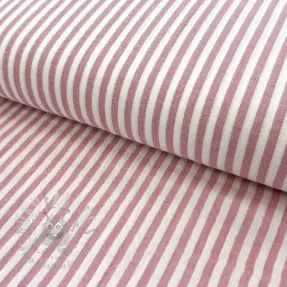 Mușelină YARN DYED Summer stripe rose