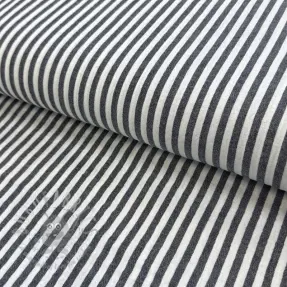Mușelină YARN DYED Summer stripe navy