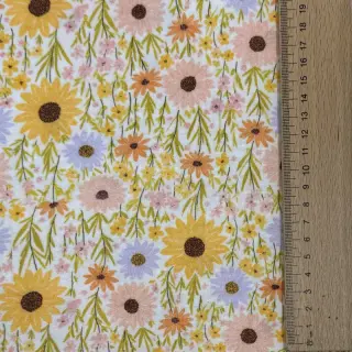 Mușelină Flowers Hot summer digital print