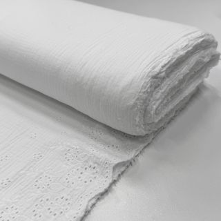 Mușelină BORDER Helene white