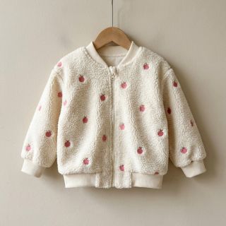 Stofă palton TEDDY JACQUARD EMBROIDERY Patches