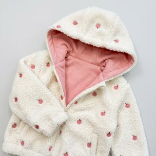 Stofă palton TEDDY JACQUARD EMBROIDERY Patches