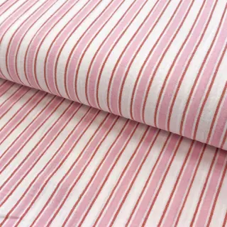 Mușelină YARN DYED Stripe in stripe pink