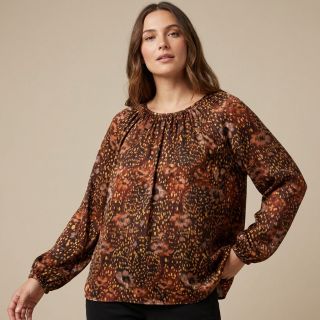 Viscoză SATIN Abstract flow digital print