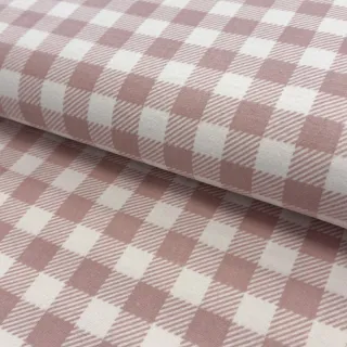 Țesătură din bumbac FLANNEL BIG Check light pink