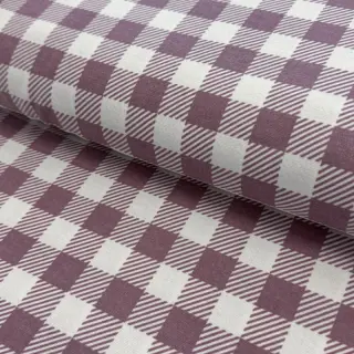 Țesătură din bumbac FLANNEL BIG Check mauve