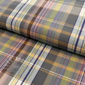 Țesătură din bumbac YARN DYED Check Nina multi