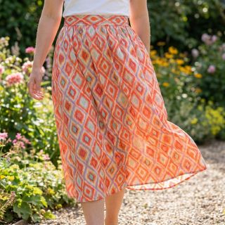 Viscoză RADIANCE Abstract orange digital print