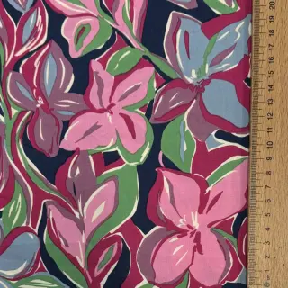 Țesătură din bumbac VISCOSE Flowers green