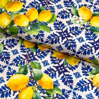 Țesătură din bumbac VISCOSE Lemons digital print