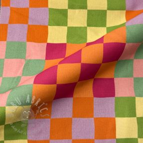 Țesătură decorativă Joyful Block Patch digital print