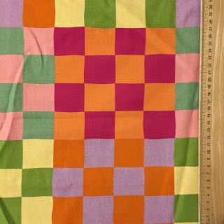 Țesătură decorativă Joyful Block Patch digital print