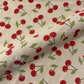 Țesătură decorativă Linenlook premium Cherry Happy Joy