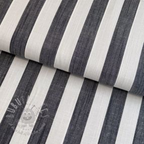 Viscoză YARN DYED Stripes BIG navy