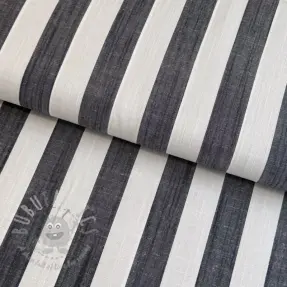 Viscoză YARN DYED Stripes BIG navy