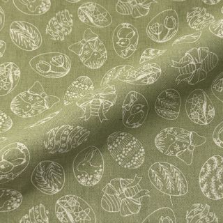 Țesătură decorativă Linenlook premium Easter Egg Tale