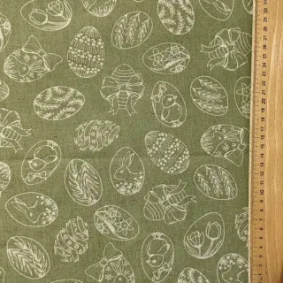 Țesătură decorativă Linenlook premium Easter Egg Tale
