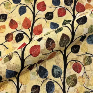 Țesătură decorativă GOBELIN premium Leaves Funky Arty