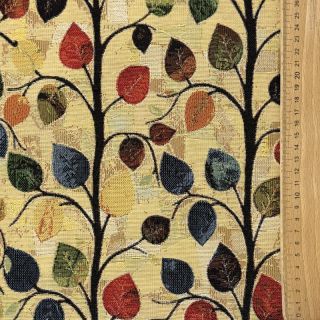 Țesătură decorativă GOBELIN premium Leaves Funky Arty