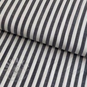 Viscoză YARN DYED Stripes SMALL navy
