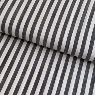 Viscoză YARN DYED Stripes SMALL navy