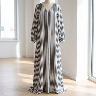 Viscoză YARN DYED Stripes SMALL navy