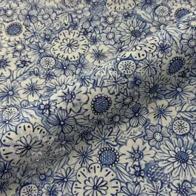 Țesătură decorativă Linenlook Bloom Fully Mix digital print