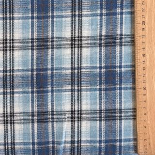 Scottish Check YARN DYED BRUSHED Ria