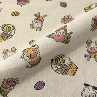 Țesătură decorativă Linenlook Tomte Easter Egg digital print