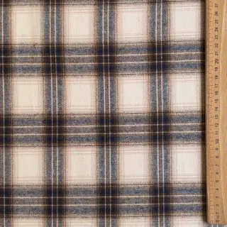 Țesătură din bumbac YARN DYED BRUSHED Check Tim beige
