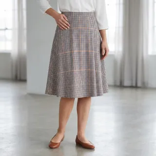 Țesătură din bumbac YARN DYED BRUSHED Check Mike ecru