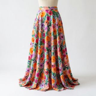 Viscoză RADIANCE Flowers Lirie digital print