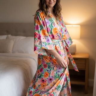 Viscoză RADIANCE Flowers Lirie digital print